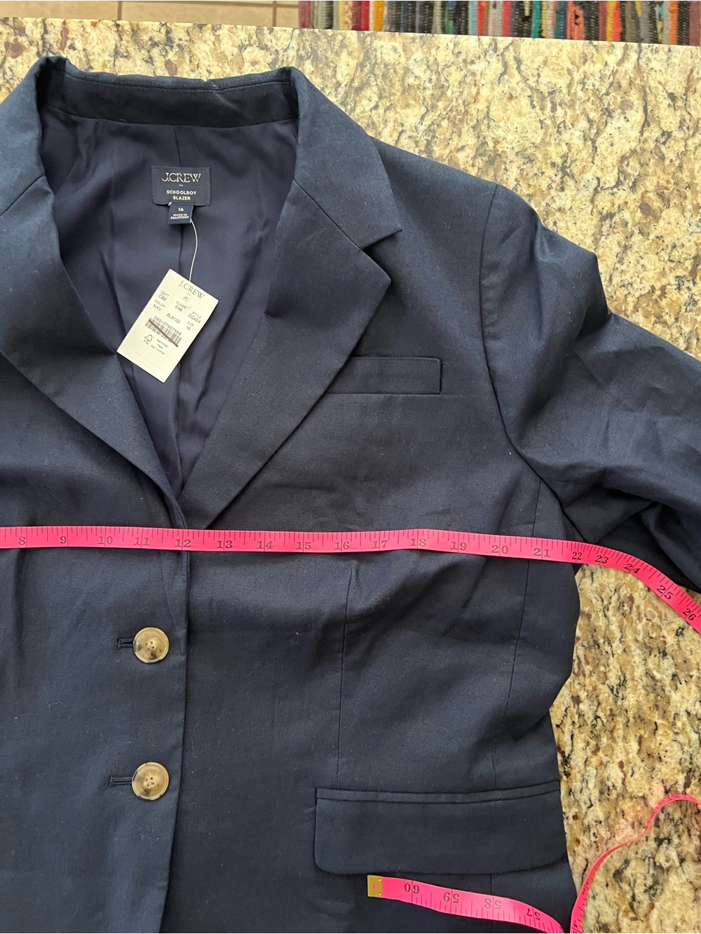 NWT J. Crew Navy Schoolboy Blazer - Picture 14 of 15